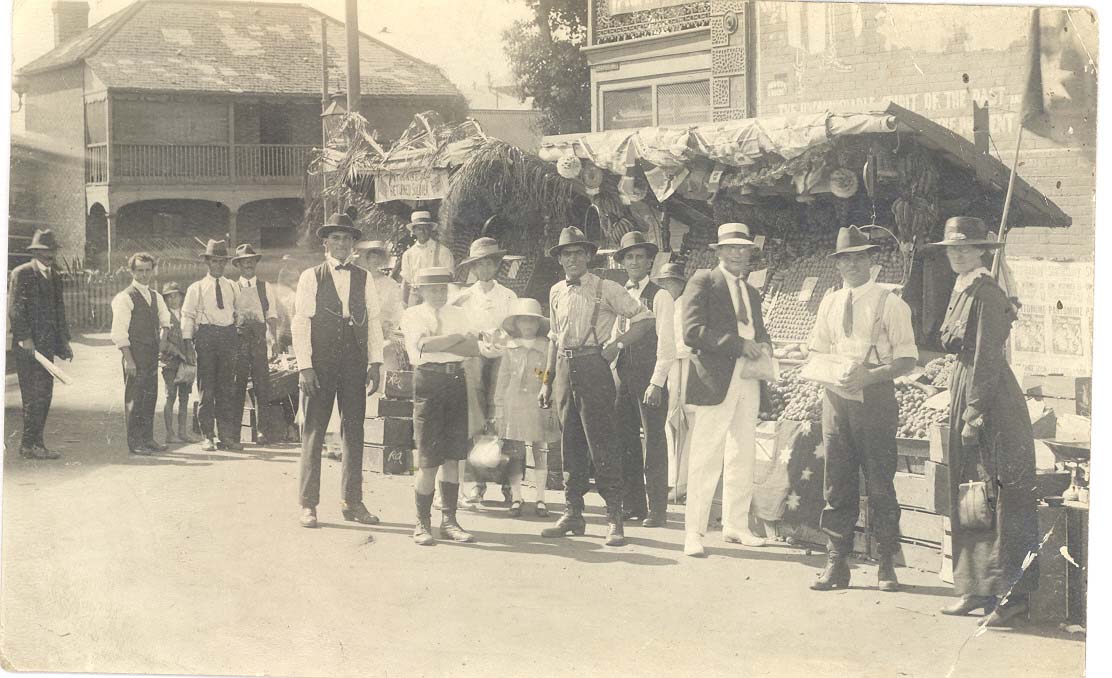 Kanis fruit stall Perth 1910s